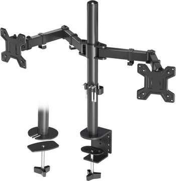 Stojak na 2 monitory Gear do 32 cali VESA 75/100