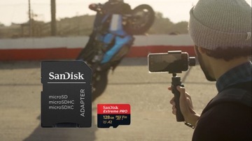Карта памяти SANDISK Extreme PRO microSDXC 128 ГБ