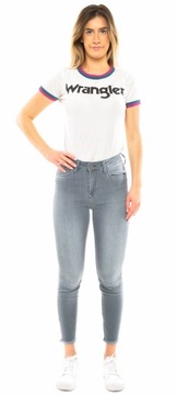 LEE spodnie GREY skinny SCARLETT HIGH W26 L31