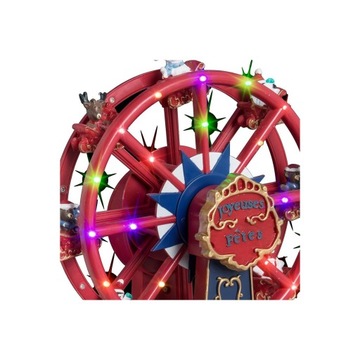 Новогодние украшения Рождественская карусель с музыкой и светодиодной подсветкой