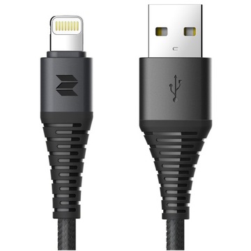 ROCK KABEL PRZEWÓD ŁADUJĄCY LIGHTNING 2.1A 120CM DO IPHONE 6 7 8 X XS XR 11