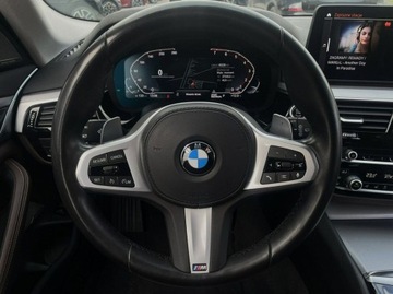 BMW Seria 5 G30-G31 Touring Facelifting 2.0 530i 252KM 2021 BMW 530 FV-23%, Hak, Skrętna oś, Fotele komfortowe, zdjęcie 14