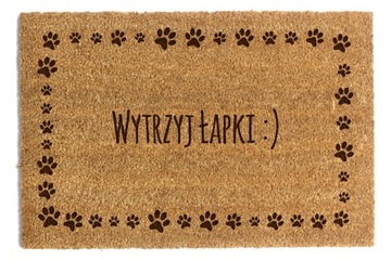 ДВЕРНОЙ КОВРИК Любая надпись, 60х90см.