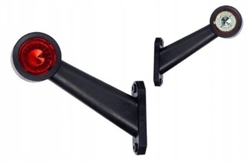 СВЕТОДИОДНЫЙ УГЛОВОЙ ГАБАРИТНЫЙ ФОНАРЬ, БЕЛЫЙ КРАСНЫЙ