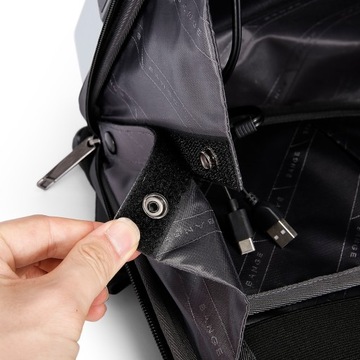 Antykradzieżowy PLECAK biznesowy BANGE na LAPTOPA