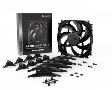 BE QUIET! Wentylator Silent Wings Pro 4 140mm PWM