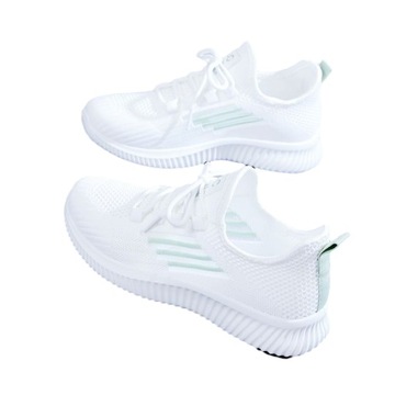 Buty Damskie Sneakersy Sportowe,zielony