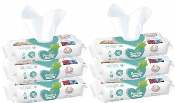 Chusteczki nawilżane Pampers Sensitive 6 x 52 szt