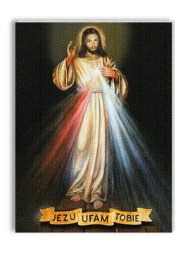 Obraz na płótnie Jezus Miłosierny Jezu Ufam Tobie