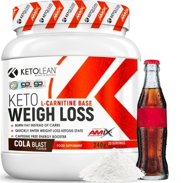 Dieta Ketogeniczna Koktajl odchudzający Amix KETO L Carnityna keto produkty