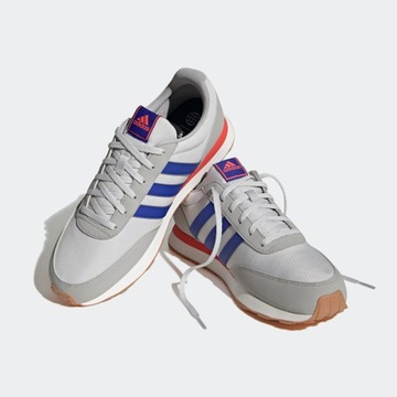 BUTY MĘSKIE ADIDAS SPORTOWE RUN 60S SZARE WYGODNE ORYGINALNE r. 43 1/3