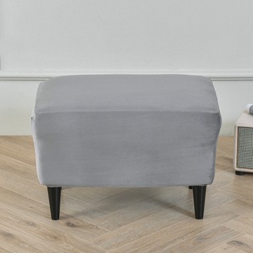 Велюровый чехол для комплекта кресла и подставки для ног