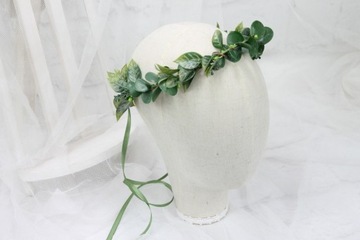Венок для причастия, венок из зеленого эвкалипта, стильное дополнение
