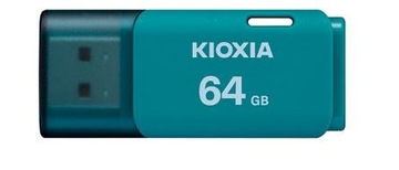 KIOXIA Pendrive Hayabusa U202 64GB USB 2.0 Aqua