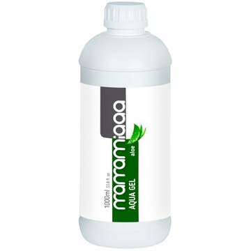 AQUA ALOE 1000ML LUBRYKANT WODNY Z ALOESEM BEZPIECZNY POŚLIZG NAWILŻENIE