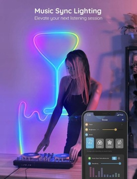 Светодиодная лента Govee H61A0 Neon Rope 3 м Wi-Fi Bluetooth