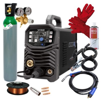 Spartus EasyMIG 210LED - Spawarka + zestaw 3