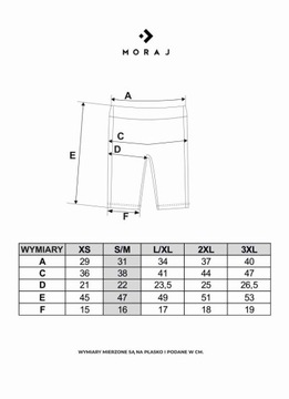 BEŻOWE LEGGINSY Z WYSOKIM STANEM TYPU KOLARKA KRÓTKIE FIT MORAJ R.S/M