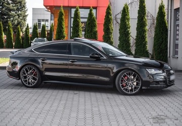 Audi A7 C7 A7 Sportback Facelifting 3.0 TDI competition 326KM 2016 Audi A7 3.0 BiTDI V6T 326KM 2016 Quattro Kamera Bose CzerwonePasy Alcantara, zdjęcie 3