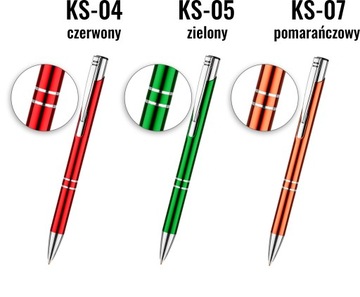 Długopisy reklamowe z logo 100szt. znakowanie GRAWER + PROJEKT