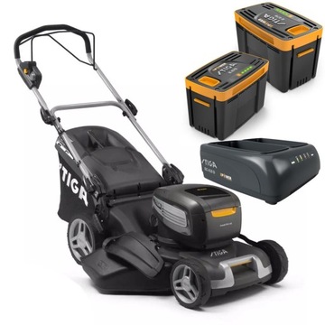 Kosiarka akumulatorowa STIGA Combi 50 V AE 2x7,5 Ah zestaw