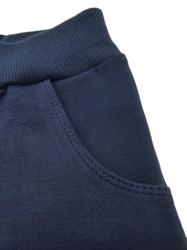 MROFI 140 СПОРТИВНЫЕ БРЮКИ ДЛЯ МАЛЬЧИКОВ, ТЕМНО-СИНИЕ, ХЛОПОК, ТОНКОЕ КАЧЕСТВО