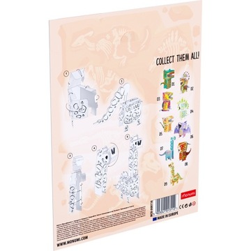 Раскраска Монуми 3D Брахиозавр