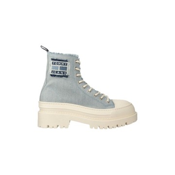 TOMMY HILFIGER BUTY DAMSKIE TJW FOXING DENIM BOOT JEANSOWE r.36