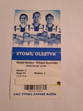 STOMIL OLSZTYN - OLIMPIA GRUDZIĄDZ 05-03-2016