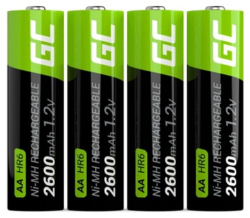 12 БАТАРЕИ AA R6 GREEN CELL 2600 мАч