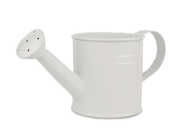 DONICZKA OSŁONKA OSŁONA doniczki kształt KONEWKI OCYNK 8 cm biała