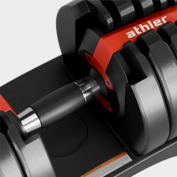 РЕГУЛИРУЕМАЯ Гантель с подставкой Athler Lion 60 CAST IRON 2,5 - 24 кг