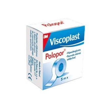 VISCOPLAST POLOPOR Plaster hipoalergiczny 5mx2,5cm
