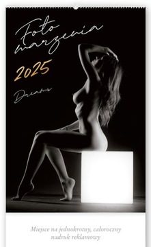 Kalendarz Ścienny FOTO MARZENIA Dziewczyny Kobiety Women Modelki Girls 2025
