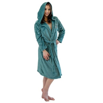 ГАРРИ ПОТТЕР Слизеринский БАННЫЙ ХАЛАТ Зеленый женский подарок Хогвартсу S/M