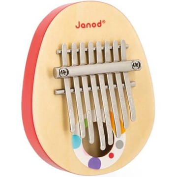 JANOD Instrument Zabawka Muzyczna Dla Dzieci Kalimba Confetti 3+
