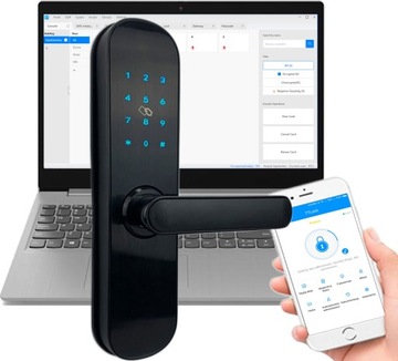 Klamka zamek szyfrowy TTLock Bluetooth WiFi - smart zabezpieczenie