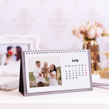1х горизонтальный настольный календарь ВАШИ ФОТО в подарок бабушке и дедушке