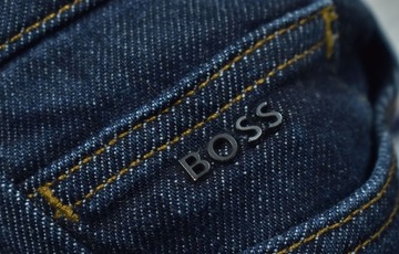 HUGO BOSS Delaware Slim Fit Męskie Spodnie Jeansowe W34 L32