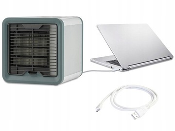 ПОРТАТИВНЫЙ КОНДИЦИОНЕР МИНИ USB со светодиодной подсветкой RGB