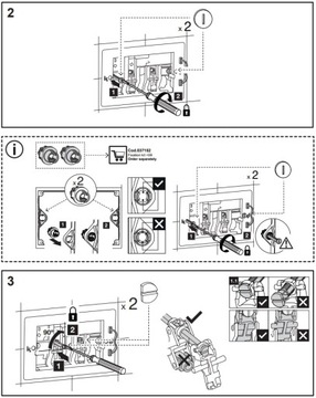 Кнопка смыва для Koło Slim OLI белая