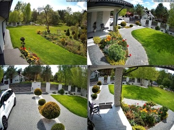 Zestaw do MONITORINGU IP WiFi 4 KAMERY 5MPx 4MPx