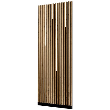 LAMELE NA PŁYCIE 100 CM ŚCIENNE LAMPA LINIOWA Z OŚWIETLENIEM LED ZESTAW