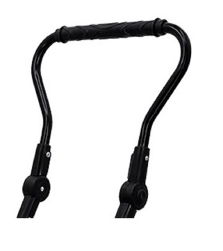 Безопасные, легкие и прочные металлические детские санки с толкателем Adaś Dodo.