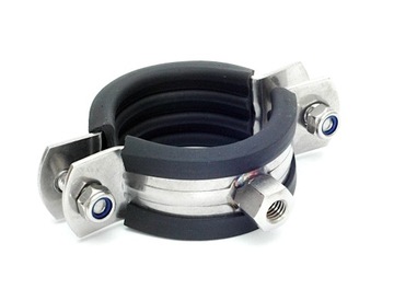 OBEJMA RURY NIERDZEWNA UCHWYT INOX N2 63-71mm