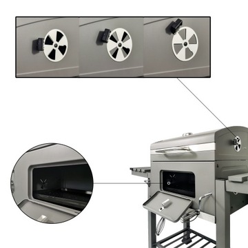 САДОВЫЙ УГОЛЬНЫЙ ГРИЛЬ ПРЕМИУМ С ПОЛКАМИ С КРЫШКОЙ ЧУГУННЫЕ РЕШЕТКИ 1010