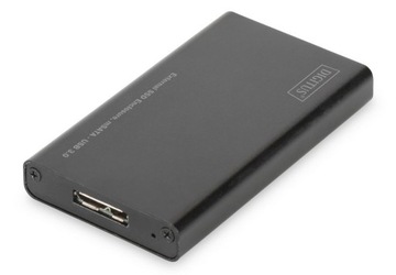 Obudowa zewnętrzna USB 3.0 na dysk mSATA SSD M50 SATA III, 50x30x4mm, alumi