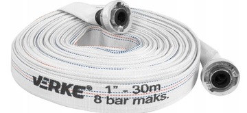 ПОЖАРНЫЙ ШЛАНГ С ПОЛОТНИЦЕЙ ДЛЯ ГРЯЗНОЙ ВОДЫ Септики 1 ДЮЙМ, 30 М НАСОСЫ С СОЕДИНИТЕЛЯМИ