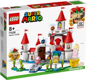 LEGO SUPER MARIO 71408 Zamek Peach zestaw rozszerzający