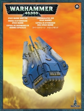 Warhammer 40000 Space Marines Drop Pod - uszkodzone pudełko